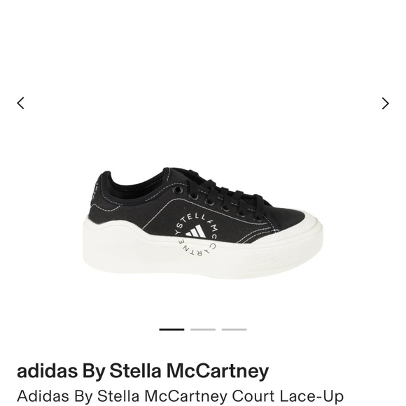 Stella McCartney for Adidas Court Lace-Up Sneakers - Picture 9 of 10